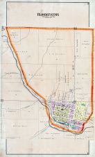 Bloomington Street Map, Grant County 1895